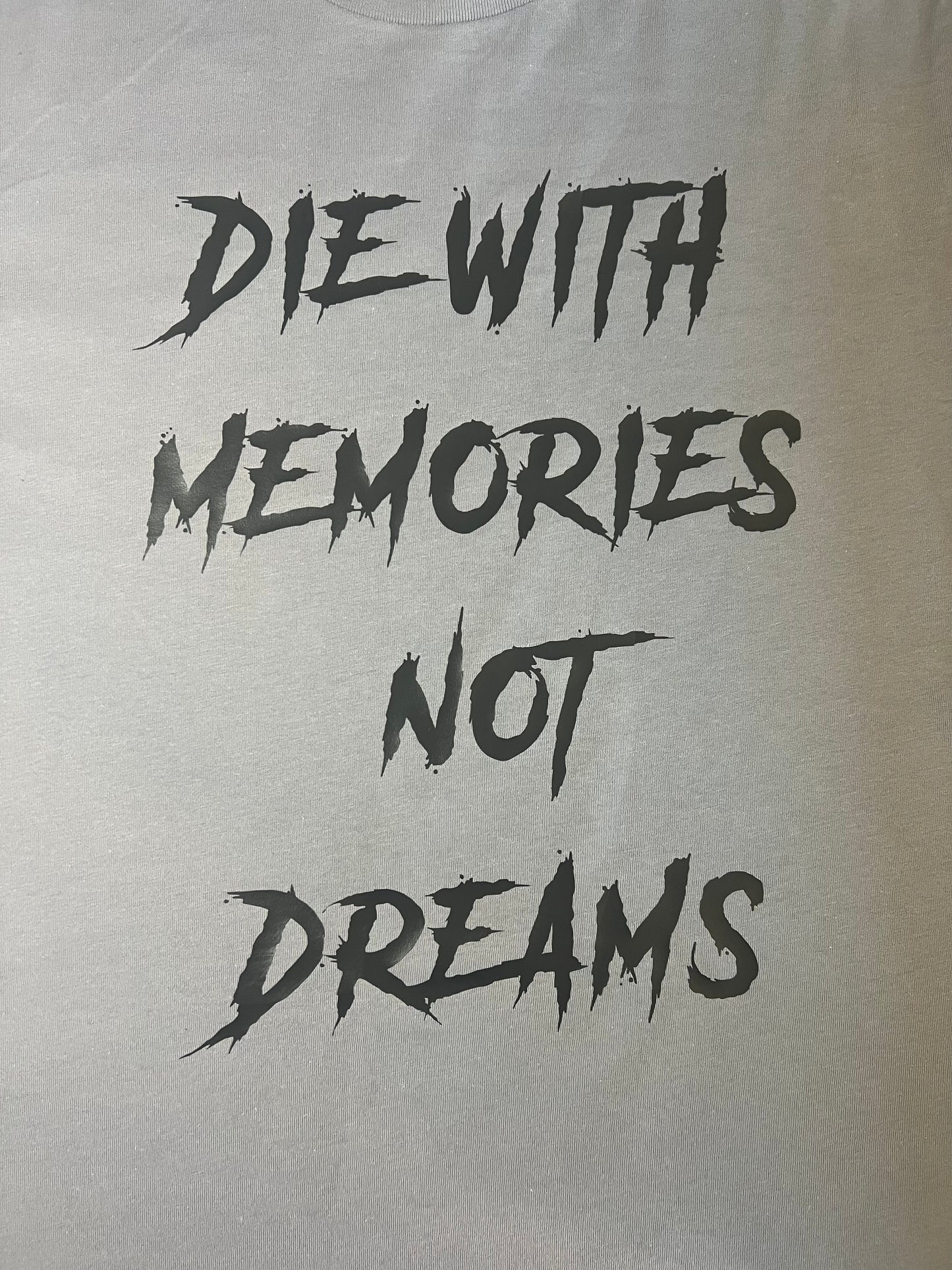 Die with Memories Not Dreams